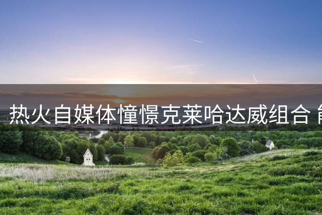 热火自媒体憧憬克莱哈达威组合 能否复刻阿伦米勒传奇？